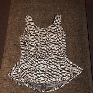 Cute peplum tank top